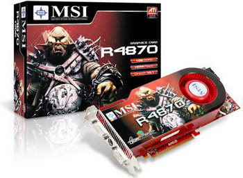 msi HD 4870 with 1 Gb memory